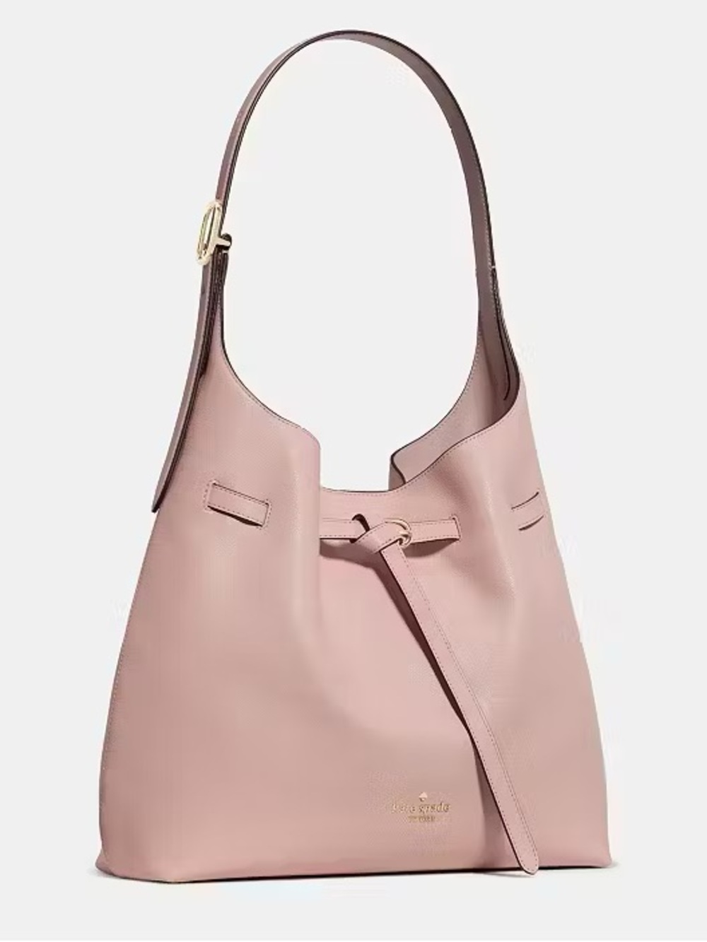 ♠️Kate Spade New York 454 Belted Large Shoulder Bag, Rose Smoke Pink NWT - Picture 2 of 5